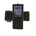 Etui / Housse en silicone (brassard + clip d'attache) pour Samsung YP-T10 - Noir