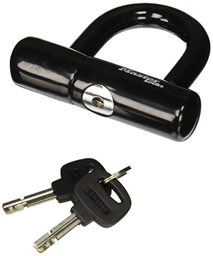 Master lock 8118dpf vinyl-covered mini u-lock, steel, 3…