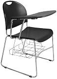 Right Handed Tablet Arm Chair [AHL-3010PCD-BK-RH-GG]