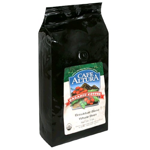Café Altura Organic Coffee, Breakfast Blend, 32-Ounce Bag by Café Altura