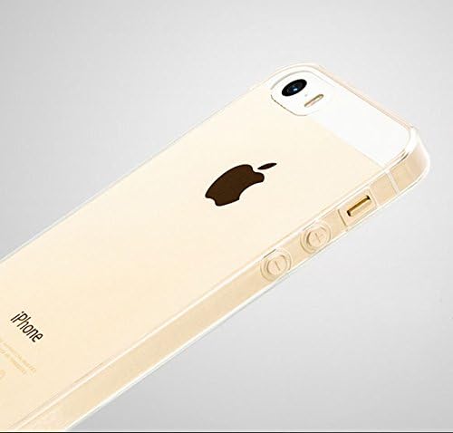 Carryu Ultra Thin Crystal Clear Soft Cell Phone Case for Apple Iphone 5 5s 4.0" Premium TPU Rubber Gel Scratch Resistant Flexible Iphone 5 5s 4.0inch Cover (Clear Purple)