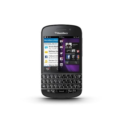 Blackberry Q10 - RFN81UW version (Black ブラック) SIMフリー 海外携帯