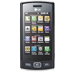 LG GM360 Viewty Smartphone (7.6 cm (3 Zoll) Display, Touchscreen, 5 Megapixel Kamera) Snap schwarz
