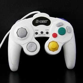 2-TECH - Nintendo Wii - Manette blanc pour Wii et Game Cube