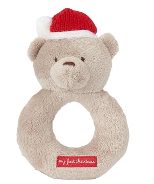 My First Christmas Bear Rattle