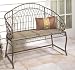 40 Vintage Garden Bench With Interlace Design Pattern