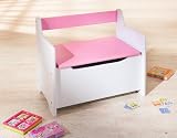 Link 20700630 Bank ""Lene"" pink / wei&szlig;
