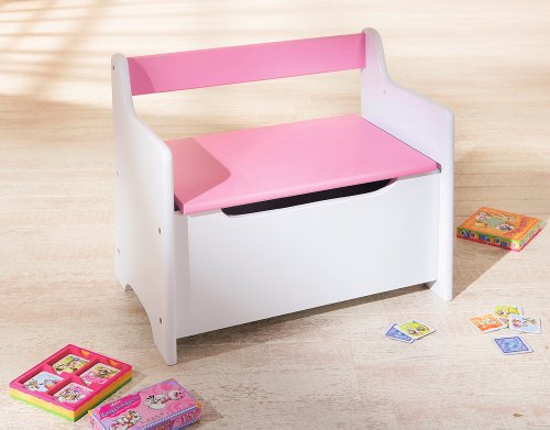 Links Link 20700630 Bank "Lene" pink / wei&szlig;
