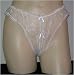 Rose Lace Crotchless Panty in Plus Size Queen Black Red White Royal Ivory Emerald or Midnight Purple