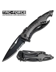 Tac Force TF-705GY Tactical Assisted Opening Folding Knife 4.5-Inch Closed