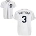 Gary Sheffield Jersey - Detroit Tigers #3 Gary Sheffield Replica Home Jersey - M