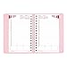 Brownline 8 X 5 Inches 2015 Daily Planner with Twin-Wire, Pink with Pink Ribbon (CB634W.PNK-15)