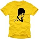 BRUCE LEE 71 T-SHIRT gelb s-xxl