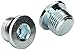 Kuryakyn 509 Motorcycle Oxygen Sensor Component: 18mm O2 Sensor Bung Plugs for Crusher Exhaust, 1 Pair
