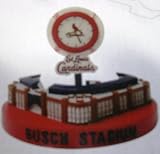 St. Louis Cardinals Ceramic Busch Stadium Desk Clock