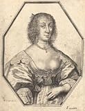 2.75 inch x 2 inch (7.5 x 5cm) Acrylic Fridge Magnet Wenceslaus Hollar - Woman with pearl necklace
