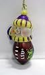 NCAA LSU Tigers LED Lighted Football Snowmen Christmas Ornament