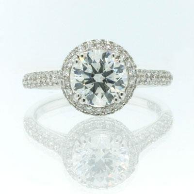 2.46ct Round Brilliant Cut Diamond Engagement 