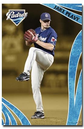 San Diego Padres Mlb Baseball Jake Peavy Vs Poster 4510