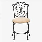 Hillsdale Furniture 50833 Sparta Stool Bedroom Bench, Black Gold