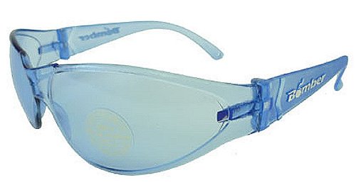 Bomber R107 X-Bomb Safety Glasses Light Blue Lens