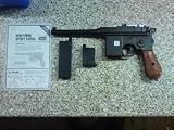 Airsoft Spring Pistol Mauser C96 Style Shoots Around 2 Clips