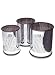 Outdoor Living : Set of Three Chrome Bins
