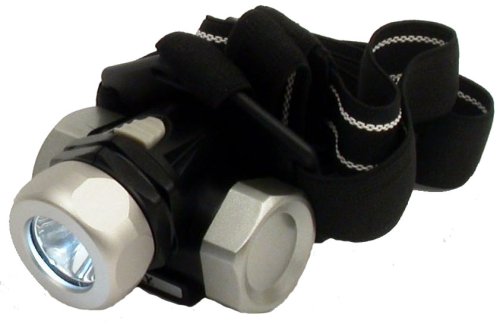 Dorcy 41-2091 3AAA-Battery 45-Lumen LED Metal Gear Headlight