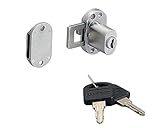 ランプ印アルミフレーム両開き扉用シリンダー錠　ＭＣ４１－－２Ｌ－Ｂ　　スガツネ工業