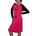 Disney Womens Minnie Mouse Plum Delta One Piece Dress - X-Small