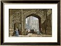 Canterbury Cathedral Framed Art Poster Print by Louise J. Rayner, 32x24
