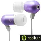Radius Atomic Bass - Headphones ( ear-bud ) - violet