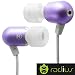 Radius Atomic Bass - Headphones ( ear-bud ) - violet