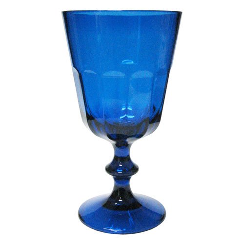 Le Cadeaux Break Resistant Drinkware Wine Glass, Blue