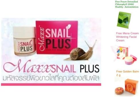 maxx snail plus snail mucous cream. The seven wonders properties facial skin, you need a touch of Korean containing 50ml.