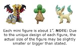 Pokemon Super Encyclopedia Mini Figures Discount Bundle [Vol.# 13] (3 ~1 mini figures: Bonsly, Giratina, Leafeon) (Japanese Imported)