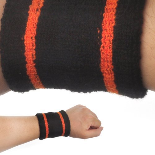 GOGO™ Thick Narrow Stripe Wristband, Sweatband ( Price for SINGLE PIECE)