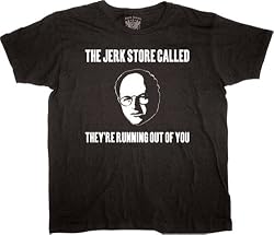 Seinfeld The Jerk Store George Black T-Shirt Tee