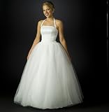 White Tulle Ball Gown - Informal Bridal Gown, Prom Dress by Sean Collection (B8026) White