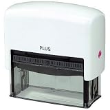 『PLUS 個人情報保護スタンプ 早撃ちケシポンワイド ホワイト IS-250CM WH 37-092』の写真