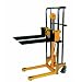 Wesco 272941 Value Lift with Handle, Polyurethane Wheels, 880 lbs Load Capacity, 59" Lift Height, 25-1/2" Length x 4-1/2" Width