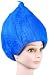 Women's Deluxe Blue Troll Halloween Costume Wig