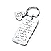 CJ&M Wedding Gift Keyring - Mother of the Bride Keyring - Today a Bride, Tomorrow a Wife, Always Your Daughter. Best Friends for Life