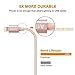 Atill Lightning to USB Cable 3Pack 3FT 6FT 10FT Nylon Braided Sync Charging Cord for iPhone 7/7 plus, 6/6s/6 plus/6s plus, 5c/5s/5/SE, iPad Air/Mini, iPod Nano/Touch (Gold )
