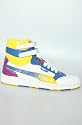 Puma The Sky II Island Hi in White, Team Yellow & Hollyhock,Sneakers for Women