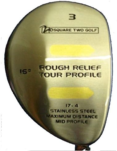 Square Two Rough Relief Right Handed 16 Degree 3 Fairway Wood Golf Club Stiff