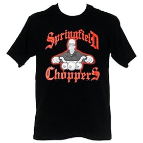 Simpsons Springfield Choppers T-Shirt