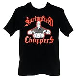 Simpsons Springfield Choppers Mens T-Shirt