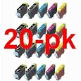 20 Pack BCI-6 BCI-3e Compatible Ink Cartridges for Canon printer non-oem BJC-3000 Series,6000,i450, i550,560,850,860,Multipass C555,C755,F30,F50,F60,F80,MP700,730 # PIXMA iP3000,iP4000,iP4000R,iP5000,MP750,MP760,MP780
