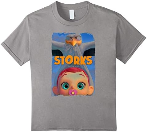 Kids storks movie 2016 T Shirt Storks Baby Tee 6 Slate